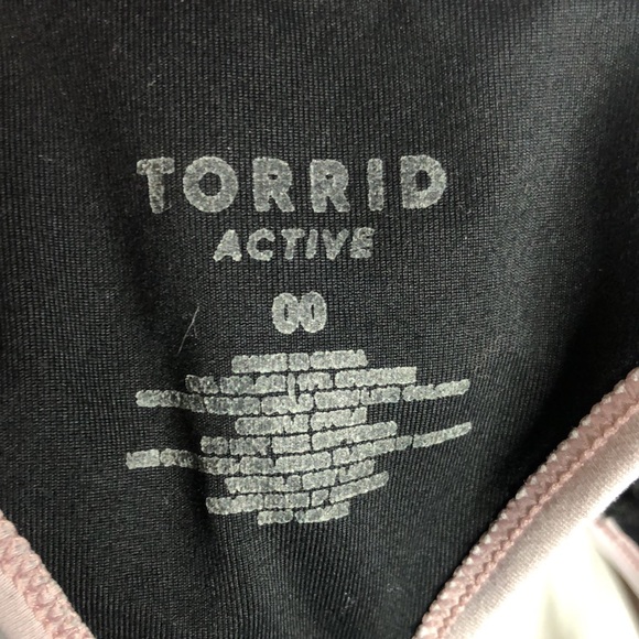 Torrid active black and lavender sports bra 00 - Picture 5 of 5